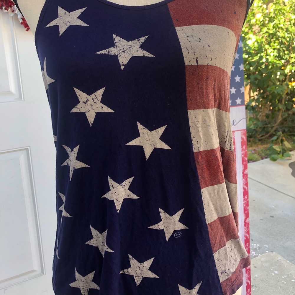 American Flag Racerback Tank - Picture 2 of 7